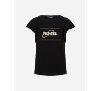 Yes Zee Rouches Logo W - T-shirt - Donna - Nero S