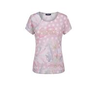 Yes Zee T-Shirt con Stampa Donna Rosa