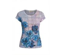 Yes Zee T-Shirt Donna Stampa sublimatica Blu M