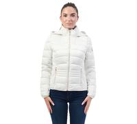 Yes Zee White Polyester Jackets & Coat - L