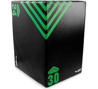 Yes4All 1J6H Unisex Soft Plyo Box, 50,8 cm x 61 cm x 76,2 cm - 7 KG, Box Pliometrico Piattaforma Salto Allenamento Condizionamento Plyo Jump Box, Verde/Nero