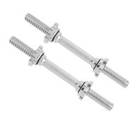 Yes4All Barra per manubri solida e regolabi 2,5 cm x 35 cm - Barra manubri Cromo