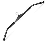 Yes4All - Barra per trazioni per Wide Grip LAT e Curl LAT Pulldown con maniglie in gomma per attrezzature da palestra