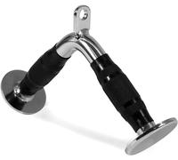 Yes4All P5MV, Forma di V con Manico Antiscivolo Attacco Cavo a V-Supporto Fino a 399,2 kg (Rivestito Unisex Adulto, D. V Barra-Gomma, 20 24 30 inch