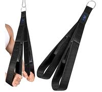 Yes4All Cavo per tricipiti da 50 cm e 60 cm per diversi esercizi, ampia gamma di movimento/cavo portatile Crunch con grande anello a D, robusto materiale per matrimoni