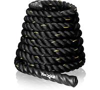 Yes4All Corda da Battaglia 1,5/2 Pollici di Diametro Poly Dacron Corda da Allenamento Lunghezza 30, 40, 50 Piedi (1,5 Pollici - 30 Piedi)