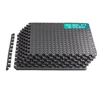 Yes4All HQKY Stuoia a incastro-24SQFT, 2,2 m² (6 piastrelle), nero