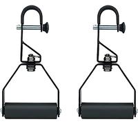 Yes4All Impugnature rotanti per trazioni con impugnature antiscivolo e cuscinetti in schiuma - Impugnature per fitness dinamico collegabili a barre per trazioni, bilancieri e trazioni alla sbarra