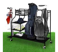 Yes4All Jpyl, Organizer da Garage per Golf Unisex, Nero