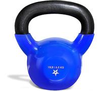 Yes4All KLD1 Kettlebell in ghisa rivestita in vinile, 6,8 kg