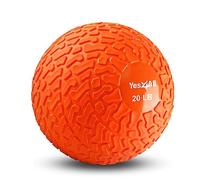 Yes4All LG75 Slam Balls 9 kg, arancione, palla medica riempita di sabbia senza rimbalzo, adatta per l'allenamento e la forza