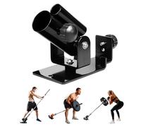 Yes4All LPL6 Deluxe T-Bar Row Platform Nero landmine attachment - Piattaforma completa a 360 ° e facile da installare - Adatto per barre olimpiche standard da 1 "e 5 cm