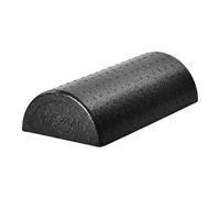 Yes4All Mezza schiuma rullo EPP supporto sollievo dal dolore, terapia fisica, schiena, gambe e muscoli (30,5 cm - nero)