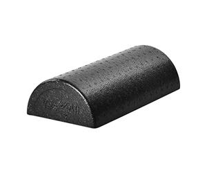 Yes4All Mezza schiuma rullo EPP supporto sollievo dal dolore, terapia fisica, schiena, gambe e muscoli (30,5 cm - nero)