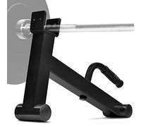 Yes4All Mini martinetto con bilanciere da stacco con Impugnatura - Ideale per caricare/scaricare Piastre Pesi - martinetto da stacco/Supporto per martinetto da stacco (Nero)