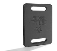 Yes4All Piastra da Zavorra in Ghisa per Zaini - Diverse Misure di Attrezzatura da Palestra per Rucking, Swings, Squat, Allenamento di Forza ed Esercizi a Casa