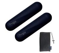 Yes4All Set di 2 pesi a mano con manubri rivestiti in silicone morbido, colore: antracite
