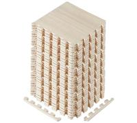 Yes4All Tappetino protettivo per esercizi con venature del legno da 12,24,36 m², piastrelle per pavimenti in schiuma EVA ad incastro con bordo per la casa