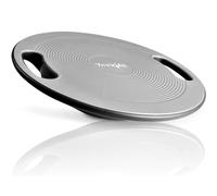 Yes4All Tavola d'equilibrio oscillante in plastica/Scheda dell'equilibrio Centrale - Tavola oscillante Rotonda per Terapia Fisica, Trainer per Core, Allenamento in Palestra a casa (Starlight Silver)
