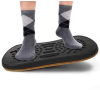 Yes4All Tavola di equilibrio oscillante, Pedana per equilibrio per scrivania in piedi con tappetino in schiuma di design; Tavola oscillante per scrivania in piedi per la casa, la palestra e l'ufficio
