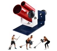 Yes4All UXB3, Deluxe T-Bar Row Platform Rosso landmine attachment American - Girevole a 360° e Facile da installare - Adatto a Barre Standard da 2,5 cm e 2" olimpiche Unisex