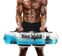 Yes4All X5gw, Aquabag/Sacchi per Pesi Regolabili Completo del Corpo, sostituto del Sacco di Sabbia, Pompa ad Aria Inclusa (Colore Trasparente, 20,4 kg) Unisex, Borsa da Allenamento Aqua 22,2 kg