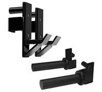 Yes4All Xt3y, Hook Cups per Squat 2x2 Piastra Unisex, D. J-Hooks 2 x 2 + Supporto Pesi 2 x 2 Power Rack, Rosso