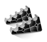 Yes4All Y2K1 Weighted Bar Rack/Weighted Bar Holder Storage for Home Gym, Garage Gym, Fitness Accessory Suitable for Holding Weighted Bars, Aerobic Bars - Pair