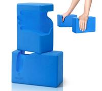 Yes4All Yoga Blocks 2 Pack Push Up Blocks Accessories, Comfort Wrist Support Equipment for Women Men Beginners, EVA Foam Brick for Grip Strength Balance Fitness and Exercise