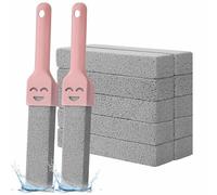 Yesaler Pietra di Pulizia per WC Pietra Pomice con 2 Maniglie Pumice Stone Sostituibile pour Toilettes Salle de Bain 10 Pièces