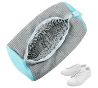 Yesaler Sacchetto per Lavaggio Scarpe Lavatrice Sacchetti per Scarpe Lavanderia Riutilizzabile per Scarpe Sportive Grigio
