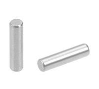 Yesallwas 100pz Spina Centraggio 3 mm x 12 mm Cilindrica Perno , in acciaio inox 304, perno di supporto in metallo per fissare elementi utilizzati in una posizione precisa (3 mm x 12 mm, 100 pezzi)
