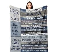Yesbird Regalo Papà, Regalo Compleanno Papà, Idee Regalo Papà, Regali per Papà, Regalo Festa del Papà, Regalo per Papà da Figlia Figlio, San Valentino/Natale Regalo per la Papà Copert 130x150CM