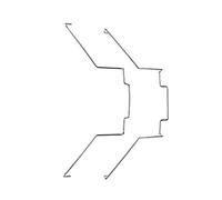 Yeselino Ventola Clip 8/9/12 Per Cm Ventola Montaggio Su Dissipatori CPU Clip In Acciaio Facile Liscio Per Costruire 2pcs