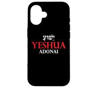 Yeshua Adonai Cristiano Ebraico Gesù Il Messia Bibbia Regali Custodia per iPhone 16