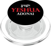 Yeshua Adonai Cristiano Ebraico Gesù Il Messia Bibbia Regali PopSockets PopGrip per MagSafe