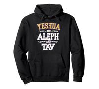 Yeshua Aleph e Tav Felpa con Cappuccio
