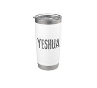 Yeshua Camicia Gesù In Ebraico Bicchiere termico in acciaio inox doppia parete