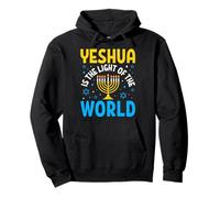 Yeshua è la Luce del Mondo Felpa con Cappuccio