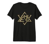 Yeshua Gesù Golden Super Star Tetraedro di David Maglietta Premium