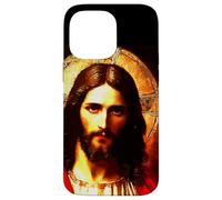 Yeshua Gesù Il Salvatore Ritratto del Messia Arte Custodia per iPhone 14 Pro Max