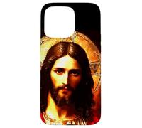 Yeshua Gesù Il Salvatore Ritratto del Messia Arte Custodia per iPhone 15 Pro Max