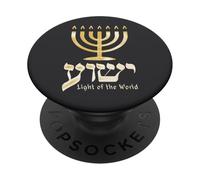 Yeshua Luce del Mondo - Giallo dorato PopSockets PopGrip Adesivo