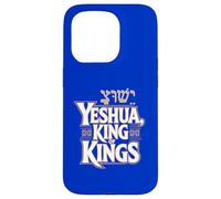 Yeshua Re dei Re con scommessa ebraica aleph Custodia per iPhone 15 Pro