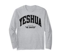 Yeshua Salva Uomini cristiani, Donne e Bambini Amano Dio e Gesù Maglia a Manica