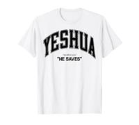 Yeshua Salva Uomini cristiani, Donne e Bambini Amano Dio e Gesù Maglietta
