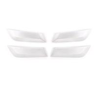 YESKIT Accessori Per Adesivi Decorativi Per Maniglie Per Porte Interne Per Auto Per Per Freelander 2 2007-2015(Argento)