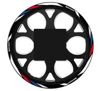 YESKIT Adesivi Decorativi modificati Moto Ruota Adesivo Rim Decal Hub Nastro della Banda per B&MW F900R F800R F900XR S1000RR S1000R S1000XR R1200R R1250RS(Color14)