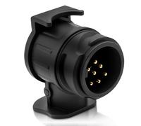 YESLUSY Adattatore 13 a 7 poli, 12V Adattatore Presa Rimorchio da 13 a 7 pin Impermeabile per Auto, RV, Gancio Traino, Portabici