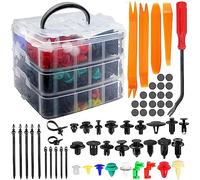 YESLUSY Clip di Fissaggio per Auto, 925 Pezzi, Nylon, Universali, Resistenti alle Vibrazioni